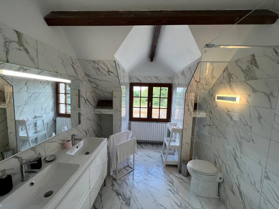 La Cle Des Champs - Les Grais 1H10 De Paris Villa Bazoches-sur-le-Betz Eksteriør bilde